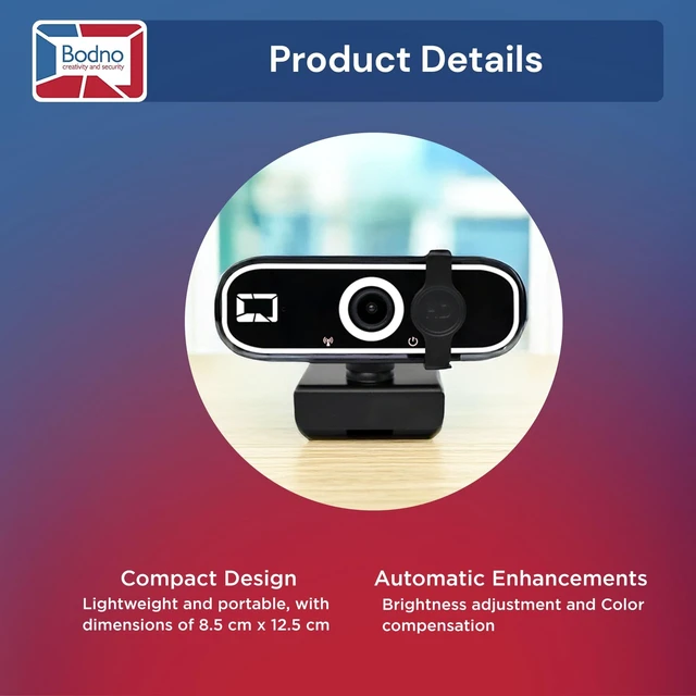 Alt view image 5 of 5 - Bodno A11 Full HD 1080p Photo ID Camera