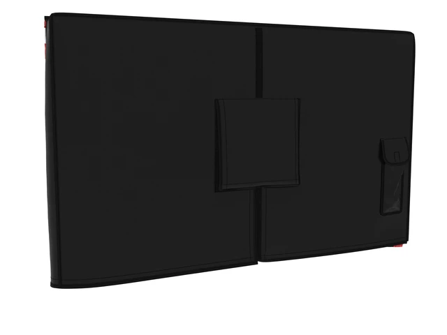 Alt view image 4 of 5 - acoveritt Outdoor 40"-43" TV Set Cover,Scratch Resistant Liner Protect LED Screen Best-Compatible with Standard Mounts and Stands (American Flag)