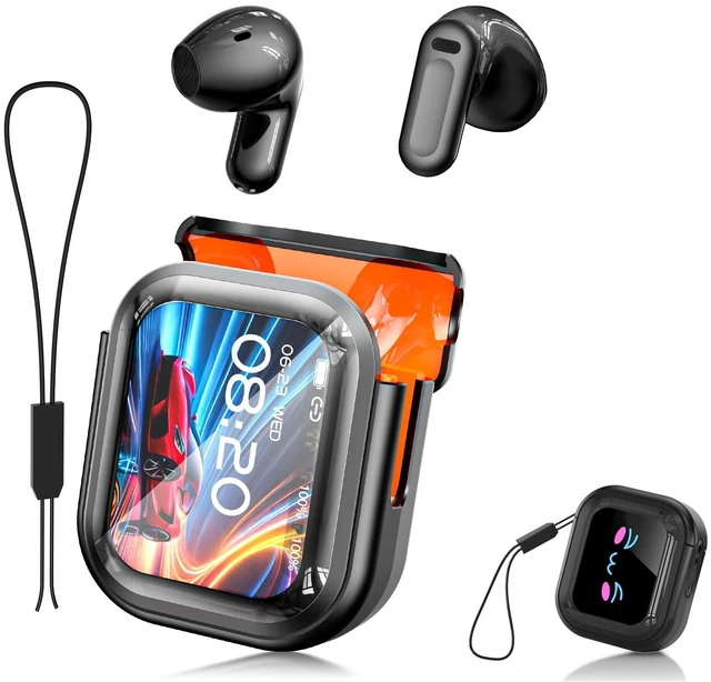 Main image of NE20 AI translation earbuds real time, Language Translator Earbuds with LCD Touch Screen 6 Translation Modes Audifonos Traductores Ingles Espanol Support 165 Languages for Travel/Business/Learning