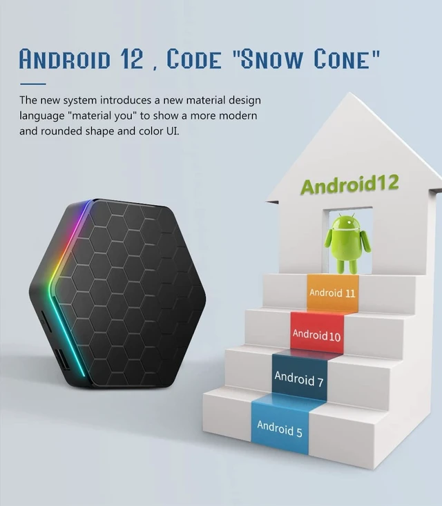 Alt view image 5 of 5 - Android TV Box 12.0,T95ZPLUS H618 4GB RAM 32GB ROM