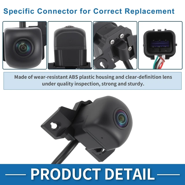 Alt view image 4 of 5 - A ABSOPRO Rear View Camera for Hyundai Santa Fe 19-20 2.0L 2.4L L4