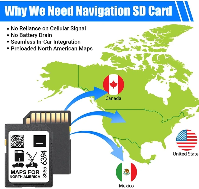 Alt view image 3 of 5 - Navigation SD Card 85856394 Compatible with Cadillac Buick Chevrolet GMC