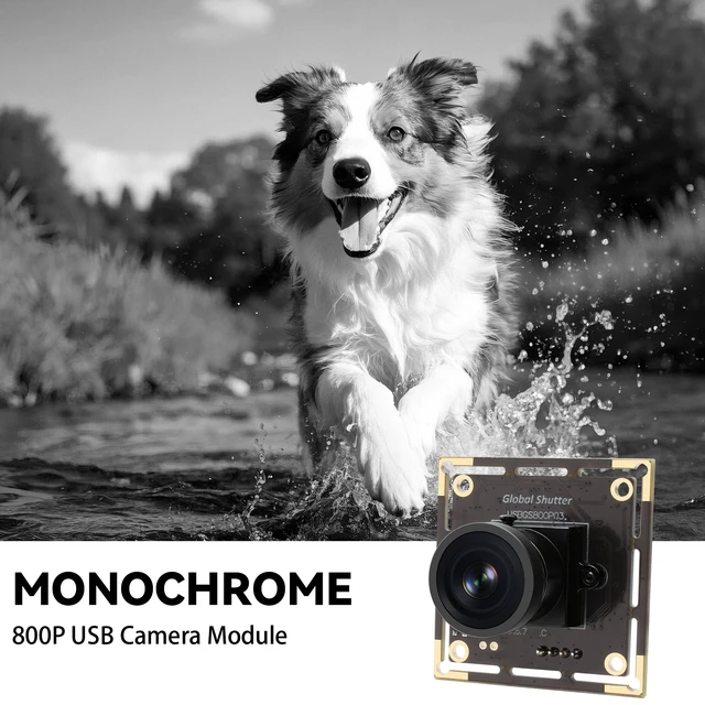 Alt view image 3 of 5 - QILOVE Global Shutter USB Camera Module, 800P Monochrome High Speed 120fps