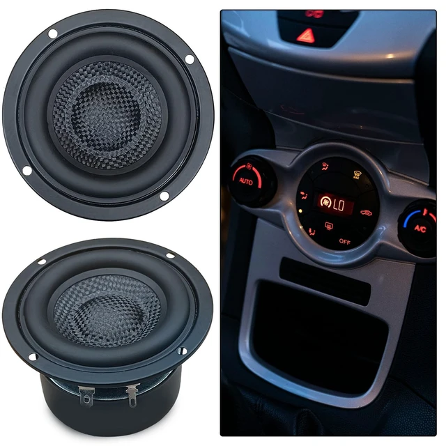 Alt view image 2 of 5 - Haoyull Waterproof 3inch Glass Fiber Cones Woofers Subwoofer HiFi Speakers, Low Frequency Powerful Bass, 4Ohm 25W