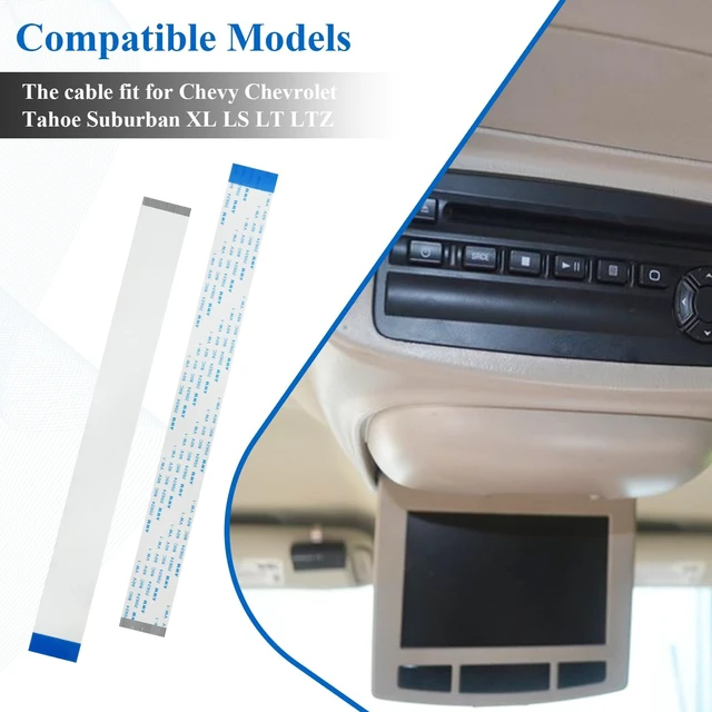 Alt view image 3 of 5 - 2 Pcs Rear Seat Entertainment RSE DVD Monitor Repair Ribbon Cable