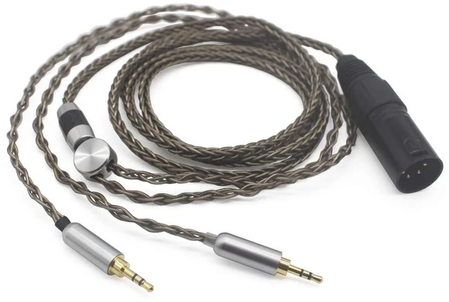 Alt view image 4 of 5 - Youkamoo 4 Pin XLR Balanced Replacement Cable Compatible with hifiman HE400S HE-400i (Dual 2.5mm Version) HE560 HE350 HE1000 V2 Headphones