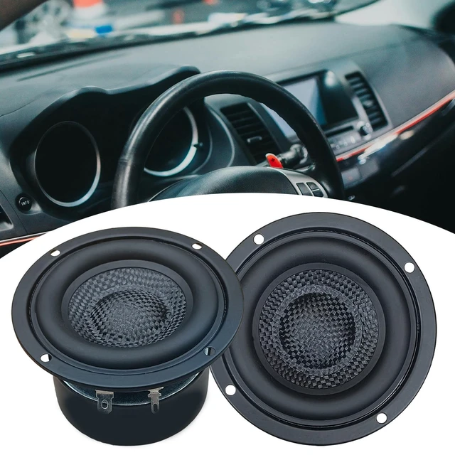 Alt view image 4 of 5 - Haoyull Waterproof 3inch Glass Fiber Cones Woofers Subwoofer HiFi Speakers, Low Frequency Powerful Bass, 4Ohm 25W