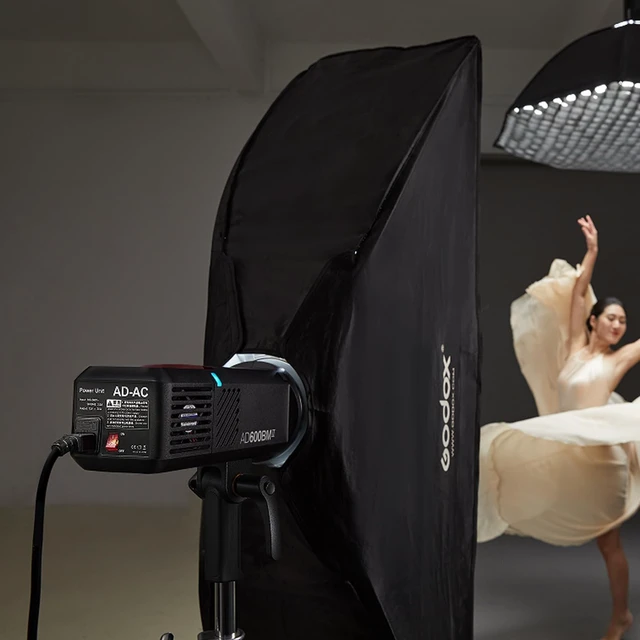 Alt view image 3 of 5 - Godox AD-AC Power Unit for AD600/ AD600M/ AD600B/ AD600BM/ AD600BM II Flash