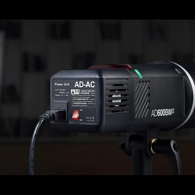 Alt view image 5 of 5 - Godox AD-AC Power Unit for AD600/ AD600M/ AD600B/ AD600BM/ AD600BM II Flash