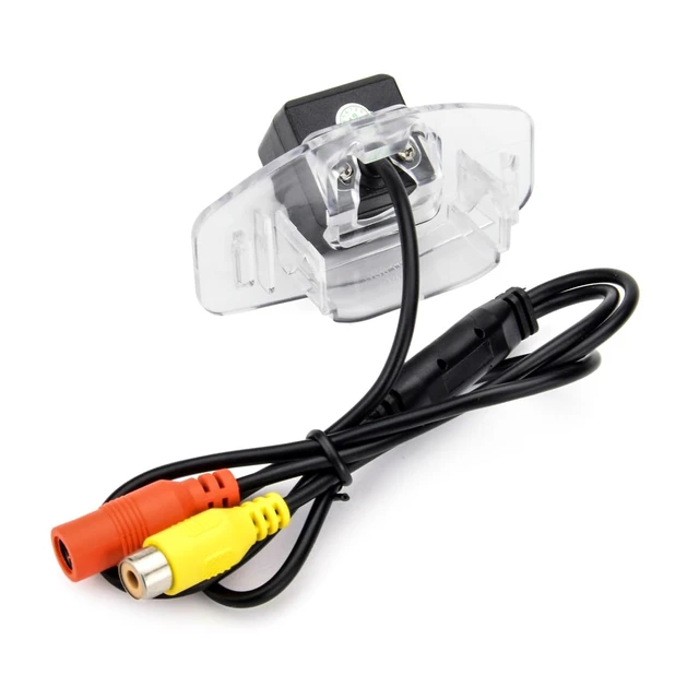 Alt view image 3 of 5 - Aqkiweys AHD1080P Car Reverse Camera for Honda Accord/Spirior Honda City/Fit Sedan Civic/Ciimo Crider, License Plate Light Replacement, Fisheye Golden Backup Cam, Night Vision, 170 Wide Angle, IP69