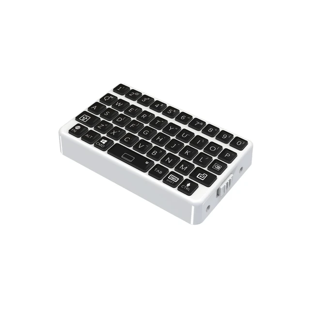 Alt view image 5 of 5 - EXknight Mini Keyboard - Wireless Bluetooth Keyboard, Retro Clicky Style
