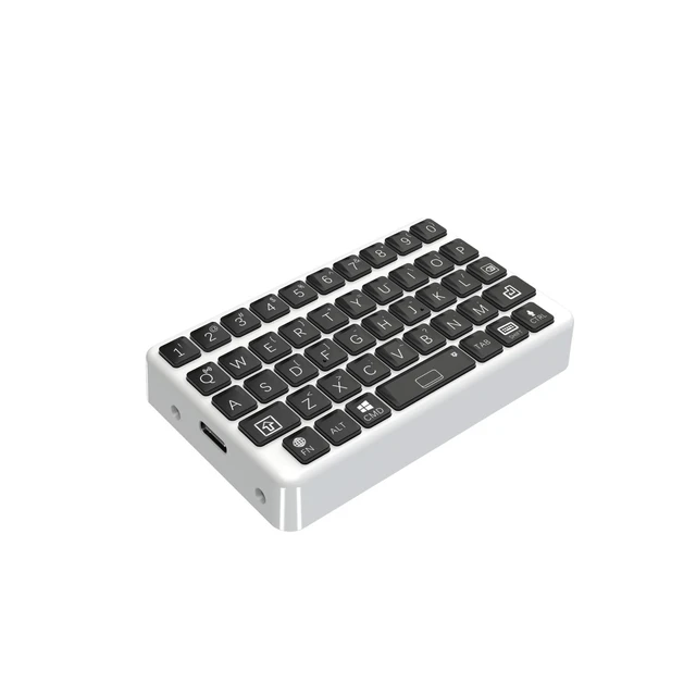 Alt view image 4 of 5 - EXknight Mini Keyboard - Wireless Bluetooth Keyboard, Retro Clicky Style