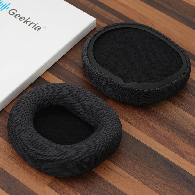 Alt view image 4 of 5 - Geekria Comfort Fabric Replacement Ear Pads for Turtle Beach Stealth 600 Gen 2/600 Gen2 USB/600 Gen 2 MAX/600 Gen3(600XB)/500 XB Headphones, Ear Cushions, Repair Parts (Black)