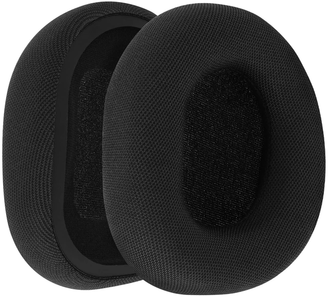 Alt view image 2 of 5 - Geekria Comfort Fabric Replacement Ear Pads for Turtle Beach Stealth 600 Gen 2/600 Gen2 USB/600 Gen 2 MAX/600 Gen3(600XB)/500 XB Headphones, Ear Cushions, Repair Parts (Black)