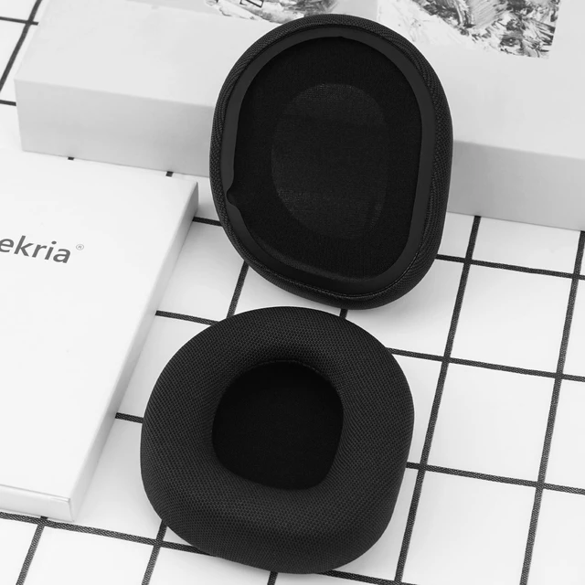 Alt view image 5 of 5 - Geekria Comfort Fabric Replacement Ear Pads for Turtle Beach Stealth 600 Gen 2/600 Gen2 USB/600 Gen 2 MAX/600 Gen3(600XB)/500 XB Headphones, Ear Cushions, Repair Parts (Black)