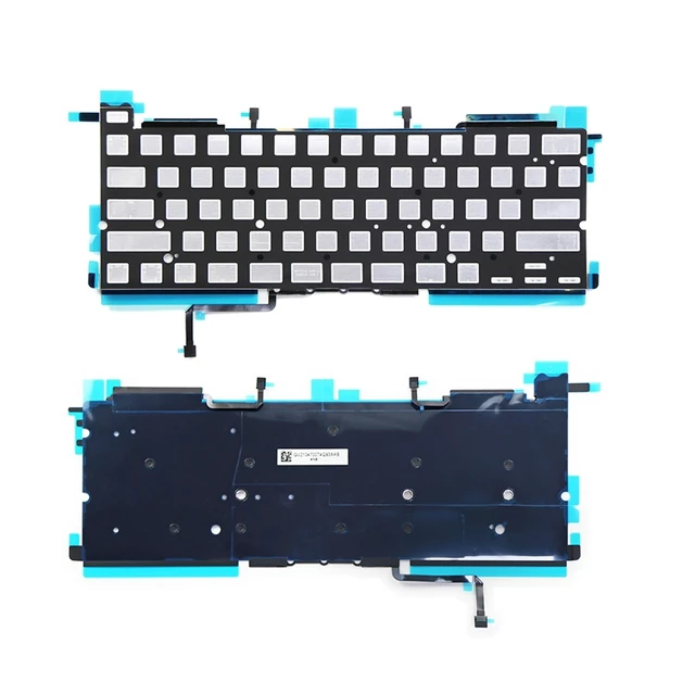 Alt view image 4 of 5 - iPartsleader Backlight with Keyboard US English Replacement for MacBook Pro A2338 (13-inch,M1 2020 & M2 2022,Two Thunderbolt 3 Ports) ANSI U.S. Layout Backlit+Keyboard Screws