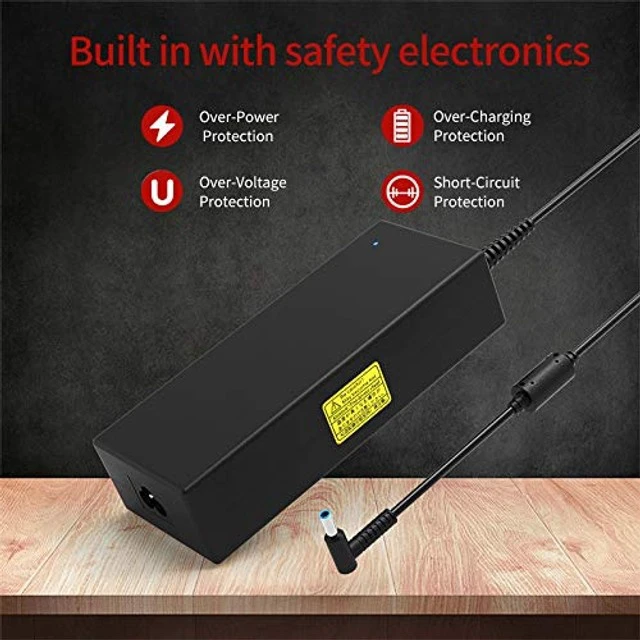 Alt view image 3 of 5 - Delippo 150W 19.5V 7.7A Laptop AC Adapter Charger for HP Pavilion Power Omen 2 Pro TPN-Q173 Q193 Q211 for ZBook 2 3 4 5 All-in-One TPN-LA20 TPN-DA03 Power Supply Cord