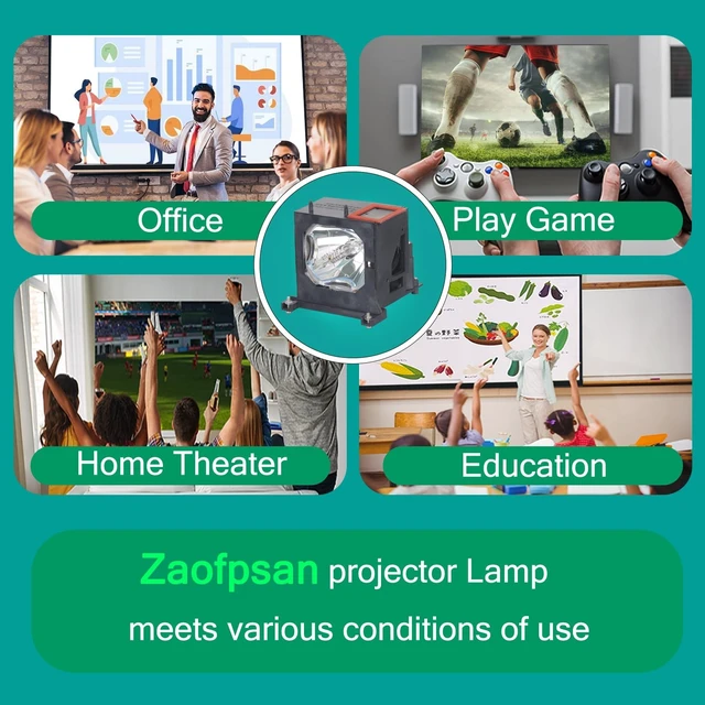 Alt view image 2 of 5 - Zaofpsan LMP-H200 Replacement Projector Lamp for Sony VPL-VW40 VPL-VW50 VPL-VW60 Bulb with Housing