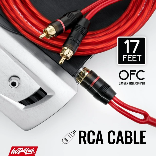 Alt view image 3 of 5 - Install Link 4 AWG Gauge Car Amp Wiring Kit, for Car Audio (CCA)
