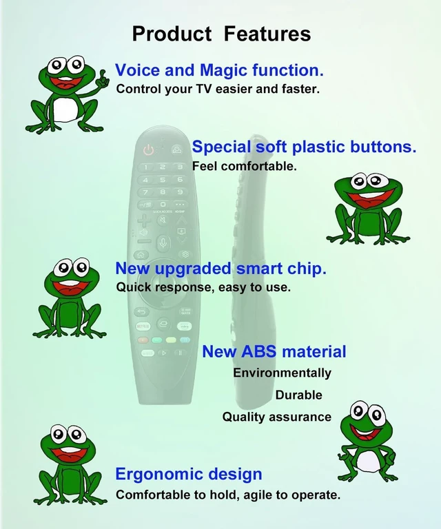 Alt view image 3 of 5 - JISOWA Voice Magic Remote Control for LG Smart TV 49NANO80UNA 55NANO86UNA 65NANO99UPA 75UN7370AUH OLED55BXPUA OLED88ZXPUA 49UM7300PUA 55UM6900PUA 65SM8600PUA 86UM8070PUA 86UK6570PUB Replacement