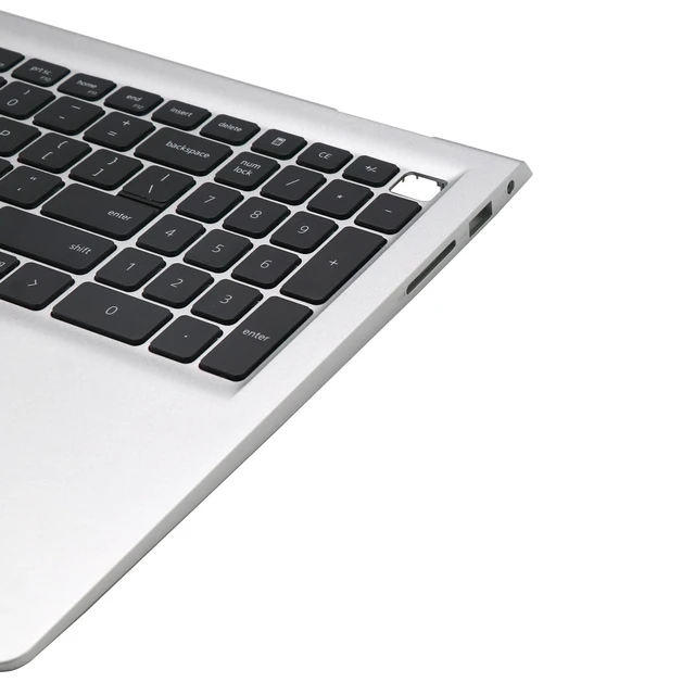 Alt view image 4 of 5 - BestParts Silver Palmrest Top Cover with Backlit Keyboard Assembly - G8XT0