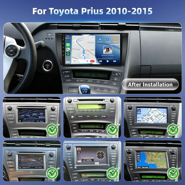 Alt view image 2 of 5 - 4Core+64G Android Car Radio for Toyota Prius 2010-2015