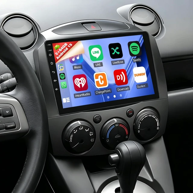 Main image of Upgrcaru 4Core+64G Android Car Radio for Mazda 2 2007-2014 Carplay