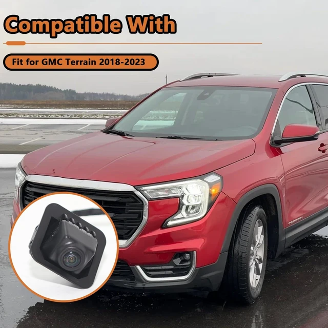 Alt view image 3 of 5 - 23188736 Rear View Backup Parking Assist Camera Replacement for MC Terrain 2018 2019 2020 2021 2022 2023,ABS Black Direct Installation