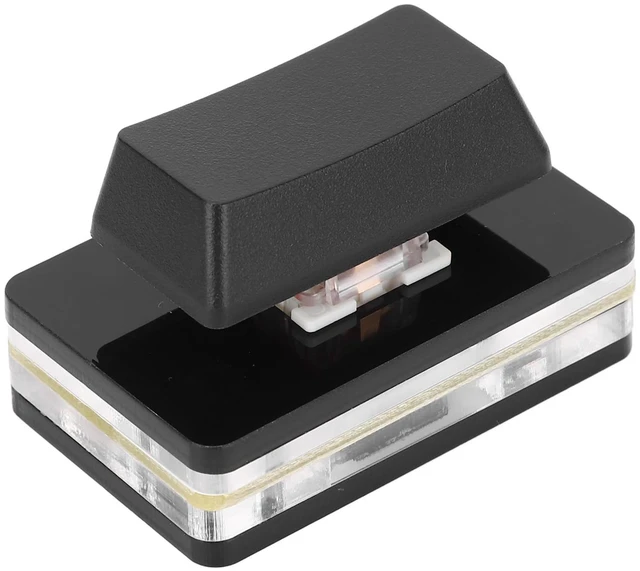 Main image of LICAEVEY Programmable USB Key, Single Keyboard Switch RGB Mechanical Red Switch, Type C Wired Customized Shortcut Key for Gaming Office and Media Control (Black)