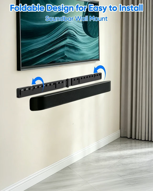 Alt view image 3 of 5 - FORGING MOUNT Soundbar Wall Mount for Sonos Arc and Arc Ultra, Black