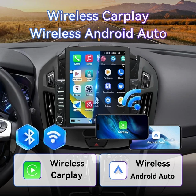 Alt view image 2 of 5 - 9.7 Inch Car Radio Stereo Compatible with Ford Transit Connect 2014-2018