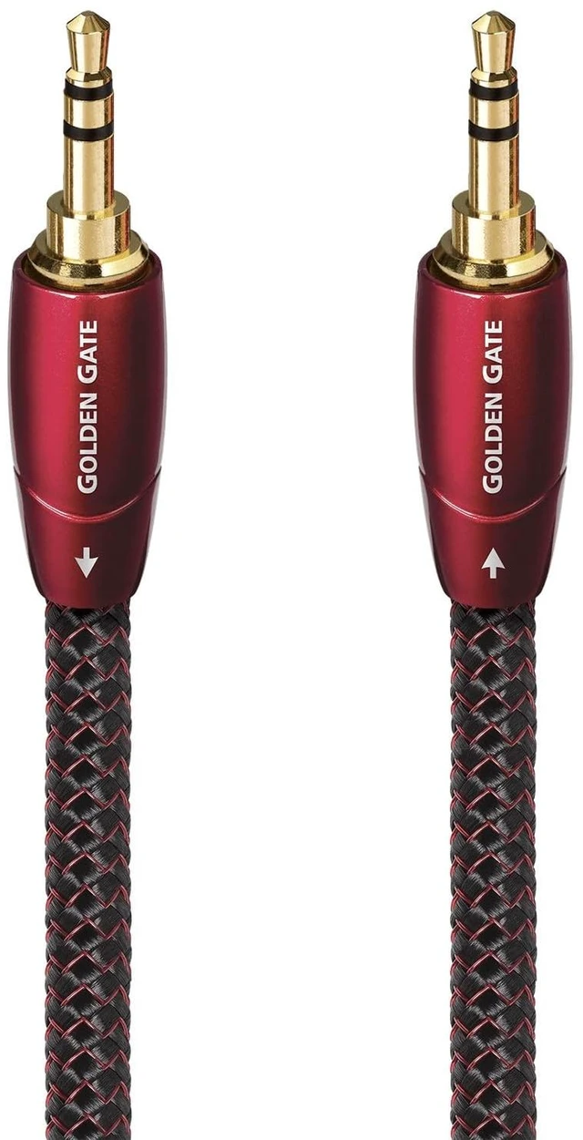 Main image of AudioQuest Golden Gate .6m (1.96 ft.) 3.5mm to 3.5mm Analog Audio Interconnect Cable