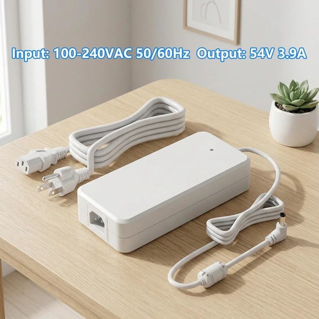 Alt view image 5 of 5 - XZGm 54V 3.9A 210W Power Supply Adapter for Ubiquiti USW-Ultra US-XG-6POE