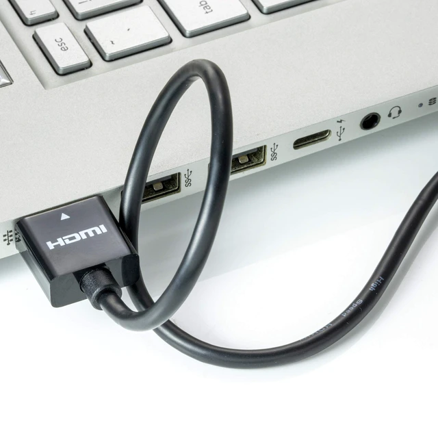 Alt view image 5 of 5 - NTW High Performance Ultra Slim HDMI Cable (16.5ft) Premium High Speed Ultra Thin HDMI Cable with RedMere Technology, 1080p, 4K HDR, 10.2Gbps, 36AWG - Black - NHDMI4S-05M/36C