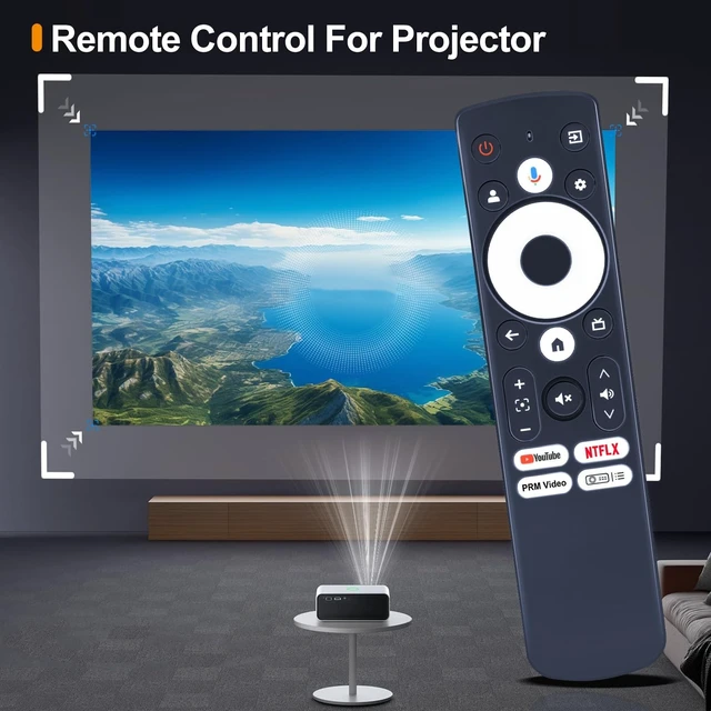 Alt view image 2 of 5 - Remote Control for Aurzen EAZZE D1G Boom mini D003 D004 D005 Projector