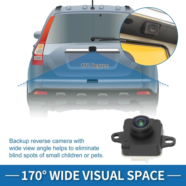 Alt view image 3 of 5 - A ABSOPRO 56038991AG Rear View Camera for Jeep Cherokee 2.4L 3.2L 2014-2018