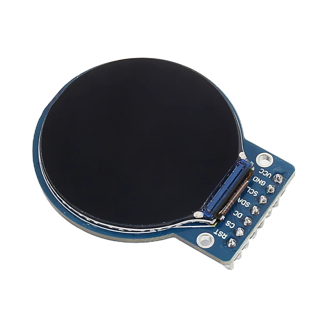 Alt view image 4 of 5 - 10PCS 1.28 Inch TFT LCD Round Display Module RGB 240x240 4-Wire SPI Interface GC9A01 Driver Compatible with Arduino