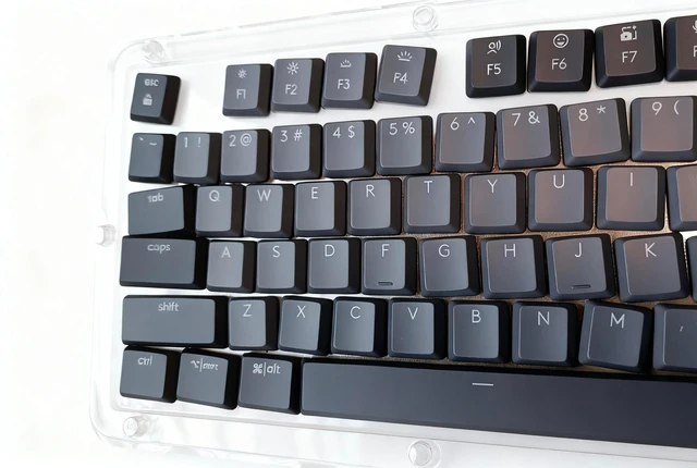 Main image of Full Set Backlit Key Caps Keycaps for Logitech MX Mechanical Mini Keyboard (MX Mechanical Mini)