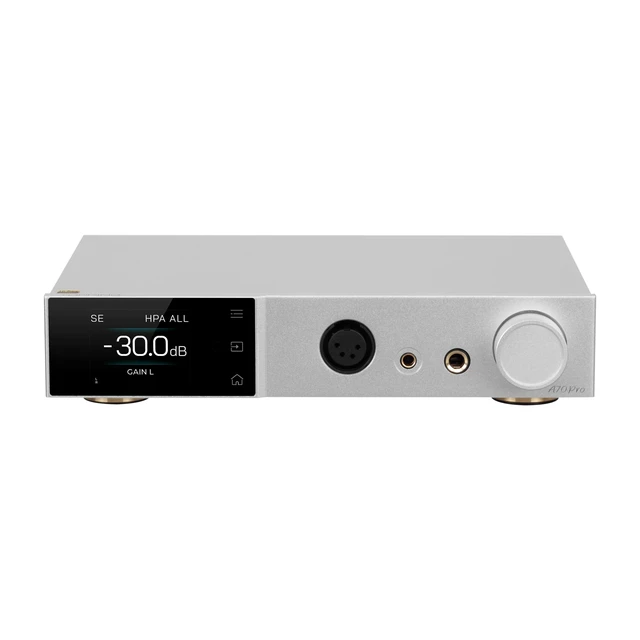 Alt view image 2 of 5 - TOPPING A70 Pro Headphone Amp & Preamp 17000mWx2 Power Output, T'ang-ku-la Module, 147dB Dynamic Range, 8 Volume Memories, Precise R2R Volume Control, Low Distortion Output (A70PRO-Silver)