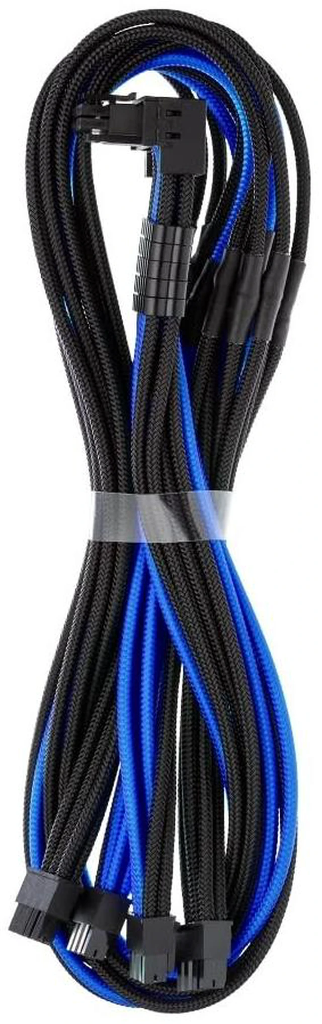 Main image of CableMod Pro ModMesh 12V-2x6 PCIe Cable for Corsair T5 (Blk+Blu, 4x8p,90A)