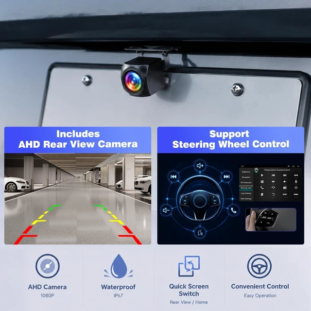 Alt view image 5 of 5 - Upgrcaru Android Car Radio for Chevy Malibu 2009 2010 2011 2012 2013 2014