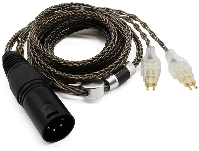 Main image of Youkamoo 4 Pin XLR Balanced Replacement Cable Compatible with Sennheiser HD650, HD600, HD660S, HD660S2, HD580, HD58X, Massdrop HD6XX Headphones, 6FT