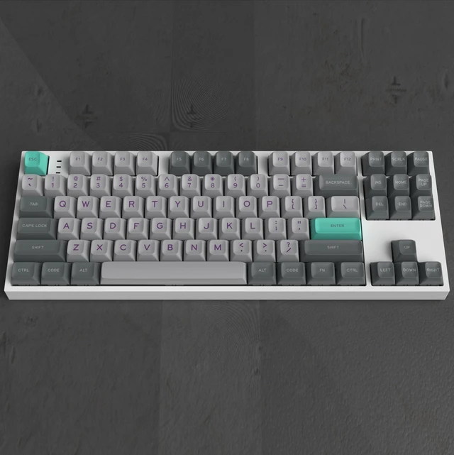 Alt view image 2 of 5 - Owpkeenthy 173 Keys PBT Cherry Profile Keycaps Set, Gaming Replacement Full Keys AntiWear for 60%100% ANSI/ISO Mechanical Keyboard SA Fuse