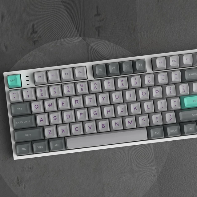 Alt view image 3 of 5 - Owpkeenthy 173 Keys PBT Cherry Profile Keycaps Set, Gaming Replacement Full Keys AntiWear for 60%100% ANSI/ISO Mechanical Keyboard SA Fuse