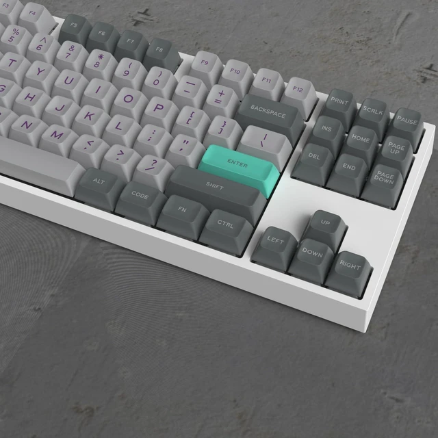 Alt view image 4 of 5 - Owpkeenthy 173 Keys PBT Cherry Profile Keycaps Set, Gaming Replacement Full Keys AntiWear for 60%100% ANSI/ISO Mechanical Keyboard SA Fuse