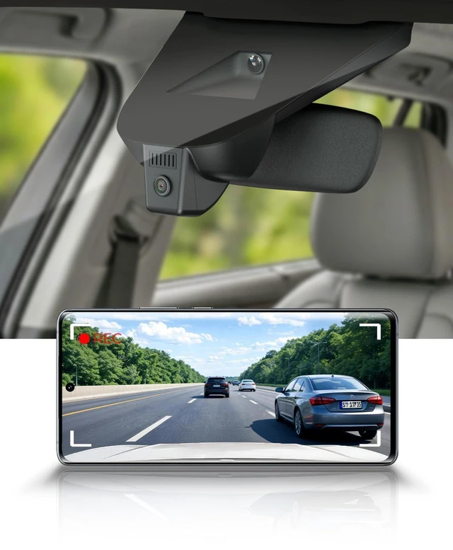 Main image of Fitcamx 4K Dash Cam Compatible with Honda Pilot 2023-2026 (HD2-D4100), OEM Factory Look, UHD 2160P Video, Built-in WiFi & APP, Loop Recording, Collision Detection, Easy to Install, 64GB Card
