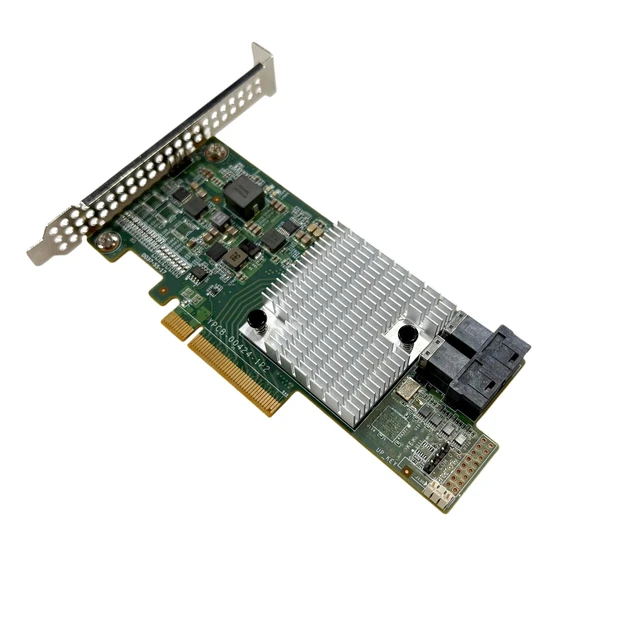 Alt view image 3 of 5 - SXTAIGOOD 9300-8i SAS3008 YPCB-00424-1P2 HBA with 2*SFF-8643-SATA Cable