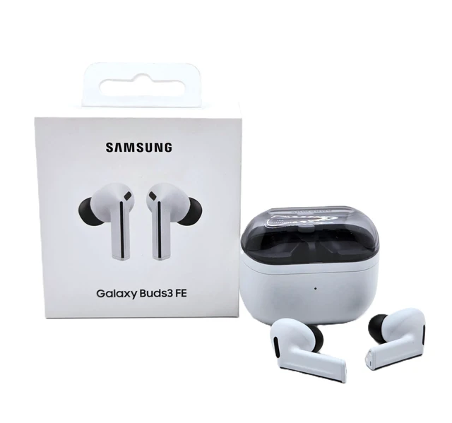 Alt view image 2 of 3 - Samsung Galaxy Buds 3-FE (2025) True Wireless Bluetooth Earbuds, Active Noise Cancellation, Clear Calls, Long Lasting Battery, Hands Free AI, Latin American Stock SM-R420NZAALTA - (Gray)