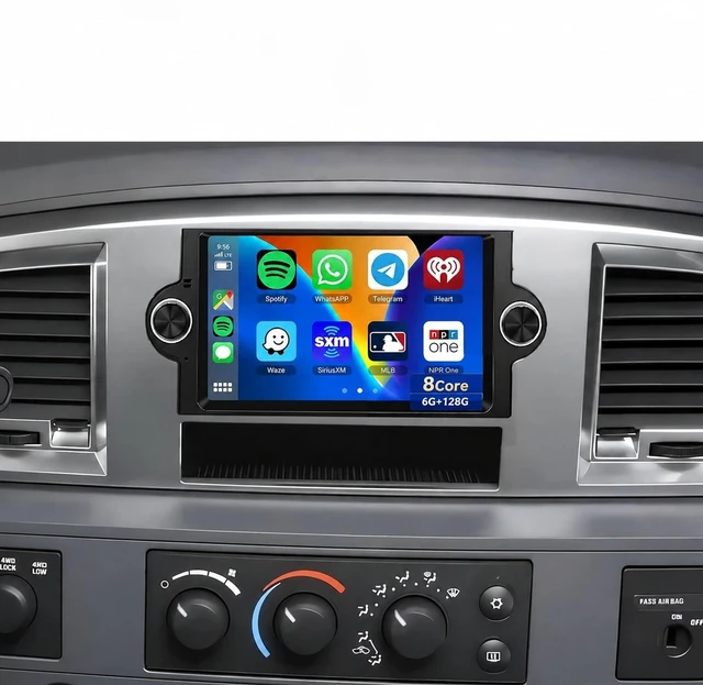 Main image of 6+128G Car Stereo Radio for Dodge Ram 1500 06-08,Chrysler 300C 05-07