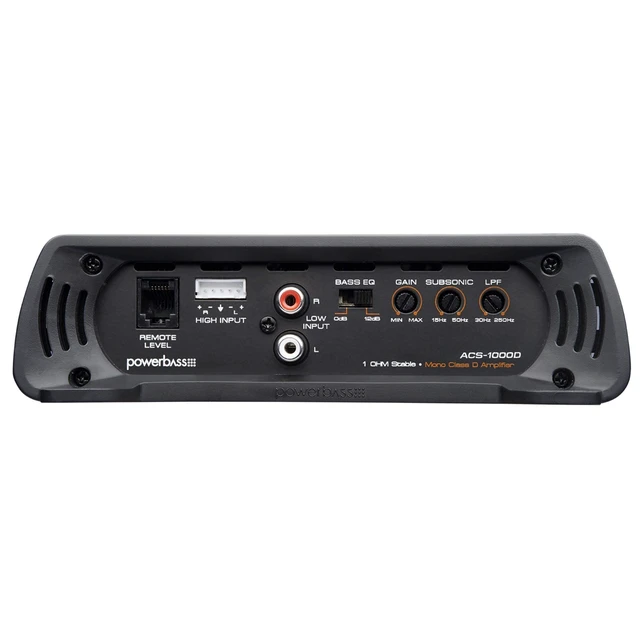 Alt view image 2 of 3 - PowerBass ACS-1000D - 1000 Watt x 1 @ 1-Ohm Amplifier